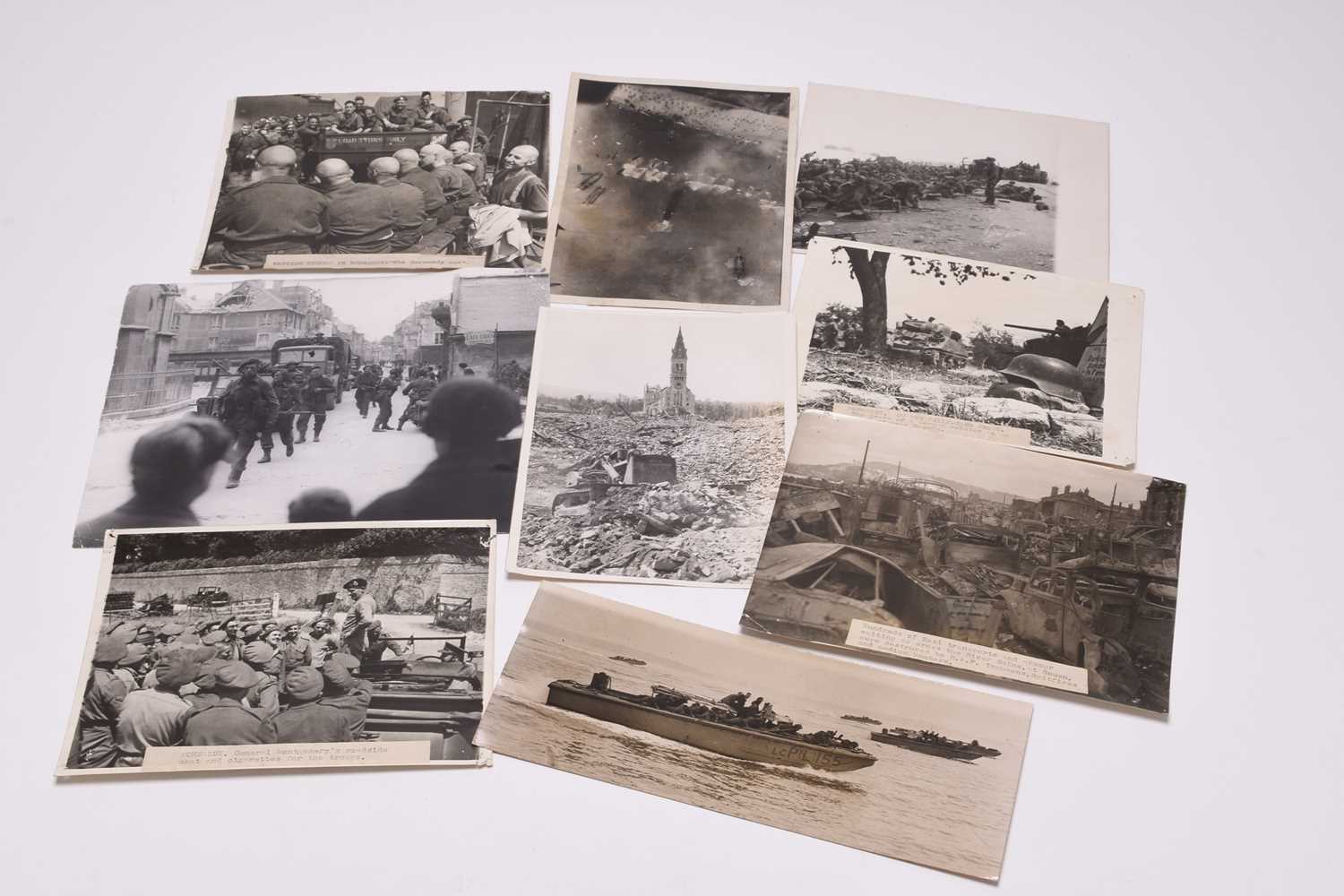 Lot 71 - PRESS PHOTOGRAPHY - D-Day and Normandy