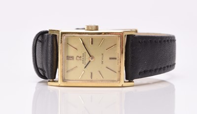 Lot 324 - Omega: A lady's gold plated De Ville wristwatch