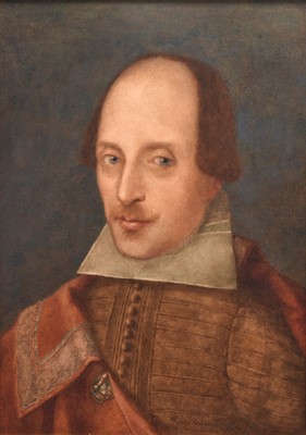 Lot 121 - William John Wainwright (1855-1931) Portrait of William Shakespeare