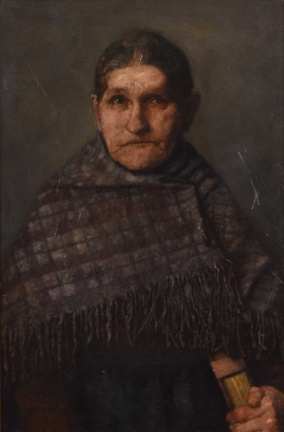 Lot 292 - William John Wainwright (1855-1931) A Fisherman's Wife