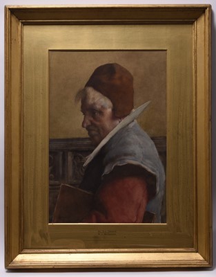 Lot 153 - William John Wainwright (1855-1931) An Old Dominie