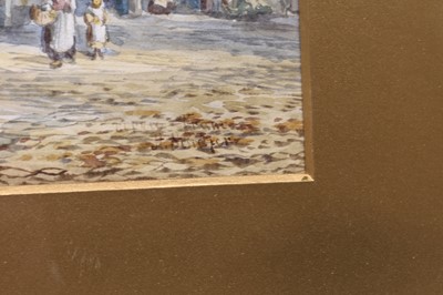 Lot 330 - Henry Thomas Schafer (1815-1873) Two French Cathedral Street Scenes