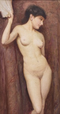 Lot 413 - Murray Bernard Bladon (1864-1939) Standing Female Nude Study