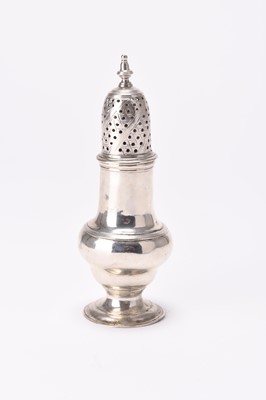 Lot 13 - A George III silver sugar caster