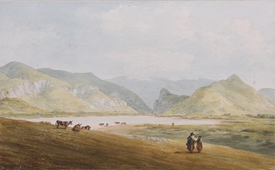 Lot 109 - John Warwick Smith (1749-1831) Craig Y Deryn seen across the River Dysynni