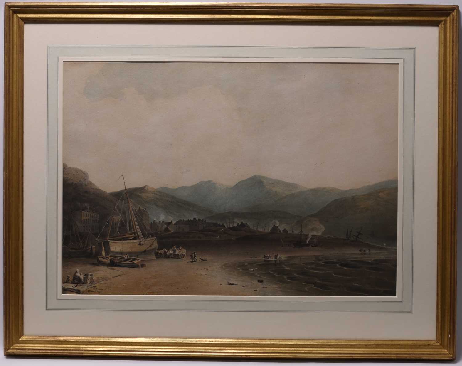 129 - John Varley (1778-1842) A View of Barmouth Near Dolgellau, Merionethshire