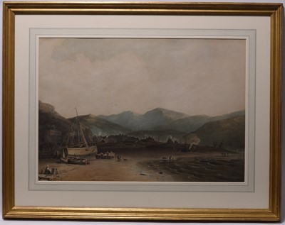 Lot 129 - John Varley (1778-1842) A View of Barmouth Near Dolgellau, Merionethshire