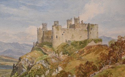 Lot 116 - John Adam Plimmer Houston (1812-1884) Harlech Castle