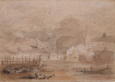 Lot 128 - John Varley (1778-1842) Barmouth, North Wales