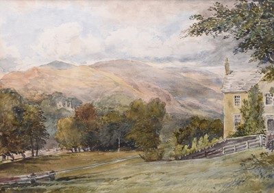 Lot 126 - David II Cox (1809-1885) A Farmhouse in the Welsh Hills