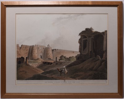 Lot 134 - Thomas Daniell (1749-1840) The Western Entrance of Shere Shah's Fort, Delhi