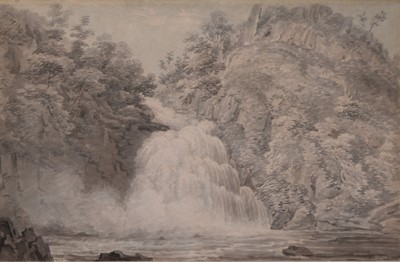 Lot 127 - Edward Dayes (1763-1804) Rhaeadr Dun, Gwynedd