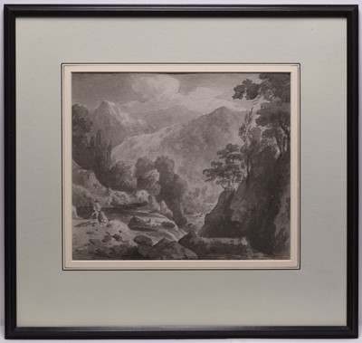 Lot 119 - Edmund Becker (fl. 1780-1820) Dolmelynllyn from the Summit