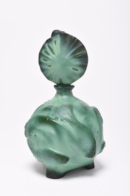 Lot 252 - An Art Deco 'Birth of Venus' perfume bottle by Curt and Henry Schlevogt, circa 1932