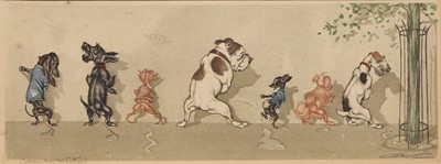 Lot 384 - Boris O'Klein (1893-1985) Two Prints from the Dirty Dogs of Paris