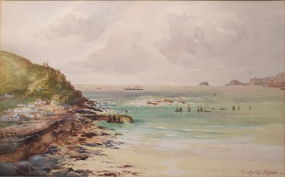 Lot 268 - Richard Short (1841-1916) Coastal Scene and a further Maritime Watercolour