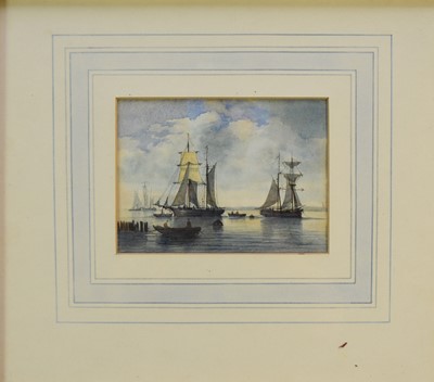 Lot 268 - Richard Short (1841-1916) Coastal Scene and a further Maritime Watercolour