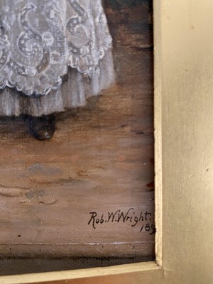 Lot 261 - Robert William Wright (act. 1870-1906) The Post Office