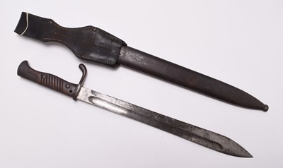 Lot 232 - Imperial German WW1 M98/05 Mauser butcher bayonet