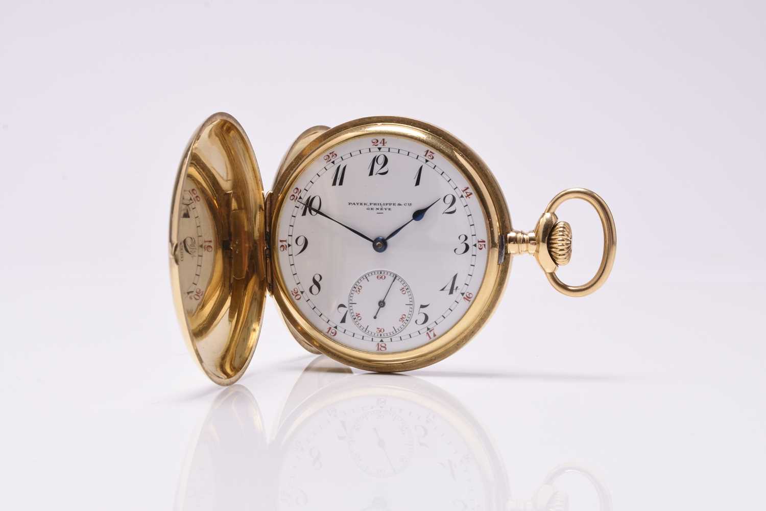 Lot 82 - Patek Philippe: An 18ct gold hunter pocket watch