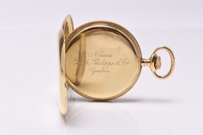 Lot 82 - Patek Philippe: An 18ct gold hunter pocket watch