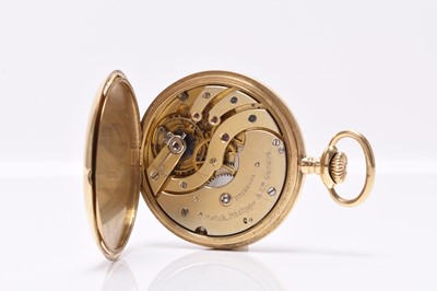 Lot 82 - Patek Philippe: An 18ct gold hunter pocket watch