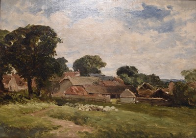 Lot 44 - Edmund Morison Wimperis (1835-1900) The Farmstead