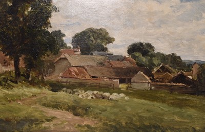 Lot 44 - Edmund Morison Wimperis (1835-1900) The Farmstead