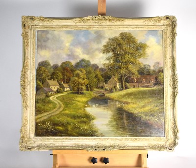 Lot 424 - Jesse Heyden (1916-1990) Upper Slaughter, Gloucestershire