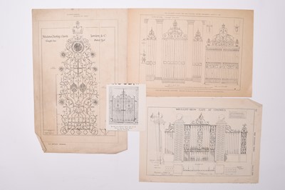 Lot 13 - ARCHITECT'S ARCHIVE. An archive of material from the renowned architect John Douglas (1830-1911)