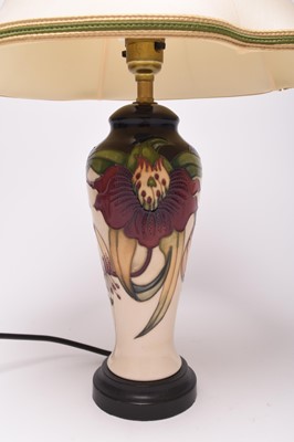 Lot 209 - Moorcroft 'Anna Lily' table lamp, 21st century