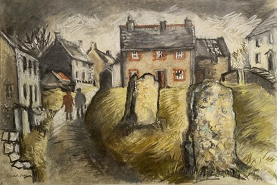 Lot 367 - Judith Moy (1927-2016) Welsh Landscapes in Pastel and Acrylic