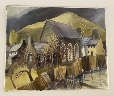 Lot 367 - Judith Moy (1927-2016) Welsh Landscapes in Pastel and Acrylic