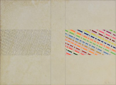 Lot 467 - John Plumb (1927-2008) Abstract with Colour Ladder