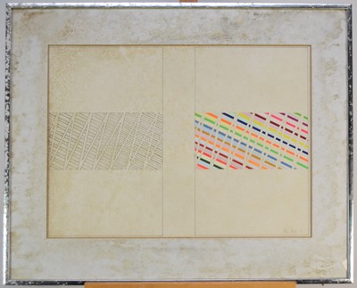 Lot 467 - John Plumb (1927-2008) Abstract with Colour Ladder