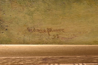 Lot 283 - Sidney Moore (fl.1879-1901) Portrait of Little Robin and his Hoof