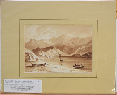Lot 376 - Sarah Grace Carr (18th-19th Century) Collection of Watercolours and Drawings of North Wales c.1815