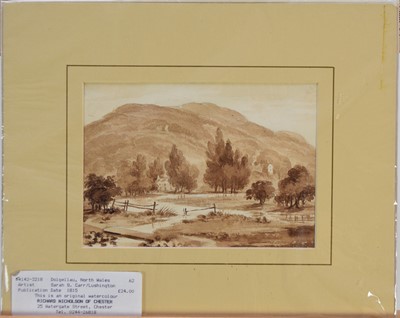 Lot 376 - Sarah Grace Carr (18th-19th Century) Collection of Watercolours and Drawings of North Wales c.1815