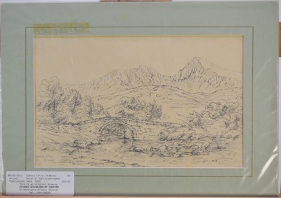 Lot 376 - Sarah Grace Carr (18th-19th Century) Collection of Watercolours and Drawings of North Wales c.1815