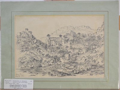 Lot 376 - Sarah Grace Carr (18th-19th Century) Collection of Watercolours and Drawings of North Wales c.1815