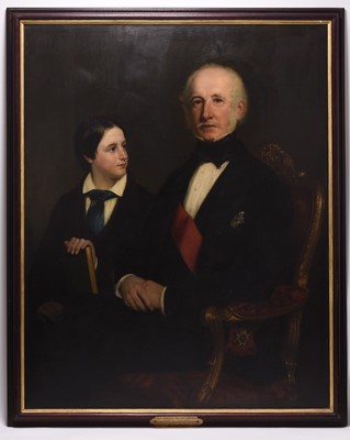 Lot 162 - Henry William Pickerscill (1782-1875) Portrait of Viscount Hugh Gough and William Arbuthnot