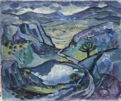 Lot 266 - Judith Moy (1927-2006) Hill Top Farm, Llanberis and further landscapes from North and South Wales