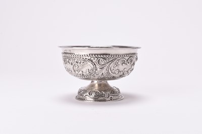 Lot 74 - A Dutch silver pedestal bowl