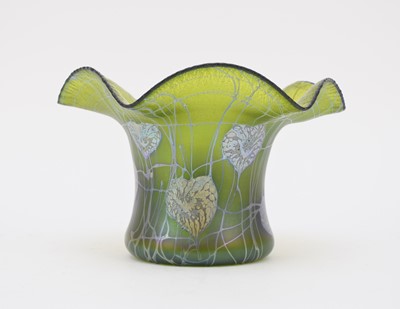 Lot 174 - Imperial Glass USA 'Freehand' bowl in the Lily Pad and Vine pattern, circa 1924/25