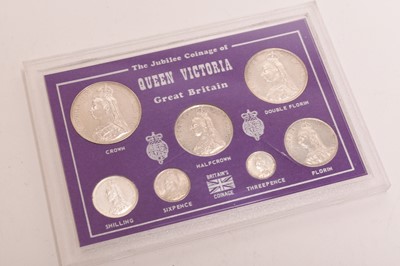 Lot 156 - Victoria - The Jubilee coinage - 7 coins.