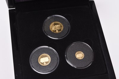 Lot 171 - The "Long To Reign Over Us" 3 coin set - sovereign