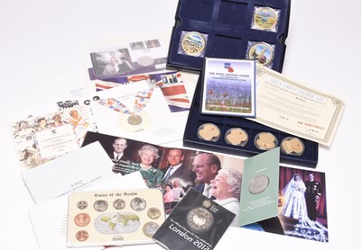 Lot 179 - An assorted collection of commemorative UK and Australian silver and cupro - nickel coinage