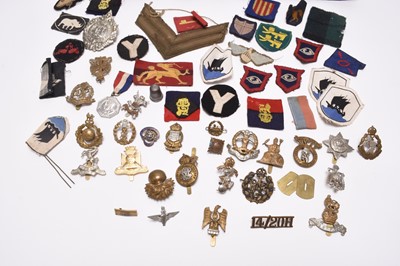 Lot 202 - British Military formation signs and cap badges