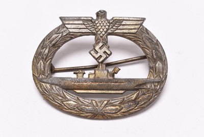 Lot 181 - A German Third Reich Kriegsmarine U-Boat badge