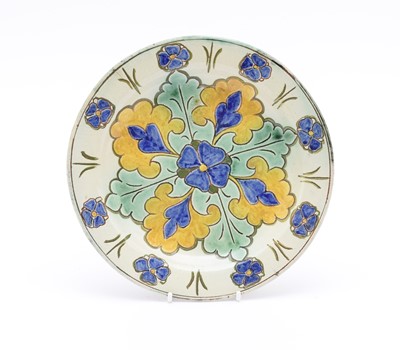 Lot 122 - A Della Robbia dish by Hannah Jones, late 19th/early 20th century